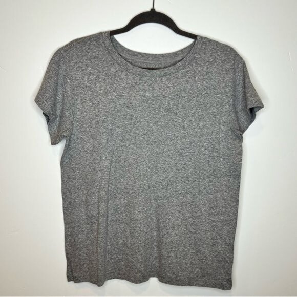 NWT Madewell Triblend EX-Boyfriend Tee in Gray, Size Medium - Picture 4 of 8